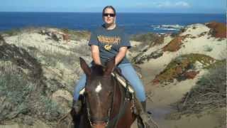 preview picture of video 'Horseback Riding Pebble Beach, California'