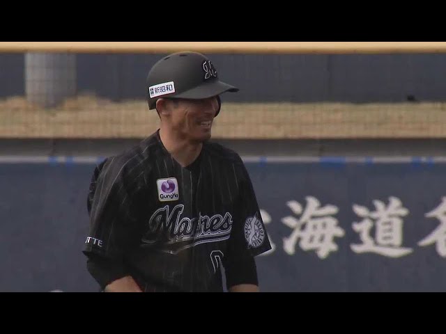 【ファーム】昨年の一軍盗塁王が合流アピール!! マリーンズ・荻野貴司が今シーズン初盗塁!! 2022年4月2日  北海道日本ハムファイターズ 対 千葉ロッテマリーンズ