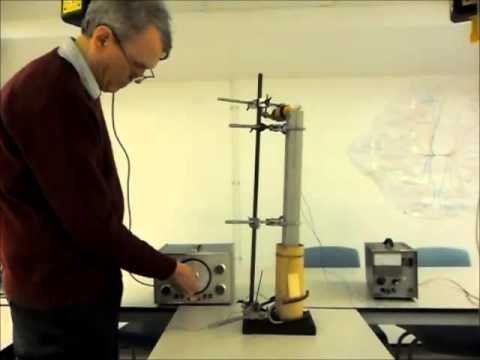 Standing waves in a pipe demo