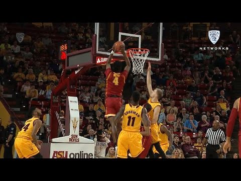 Highlight: USC's Chimezie Metu flips it off the backboard for the dunk