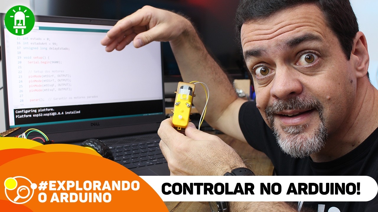 COMO CONTROLAR MOTORES NO ARDUINO COM PRECISÃO??? Ótima Dica para Robótica!