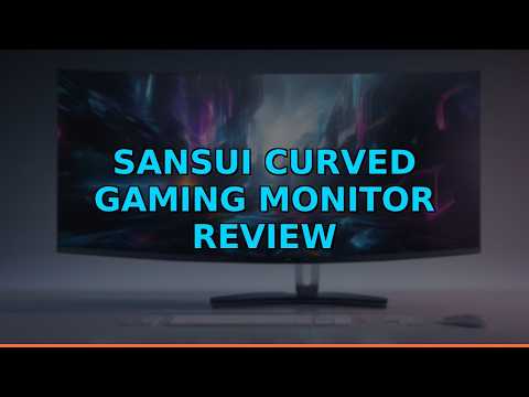 SANSUI Curved Gaming Monitor Review