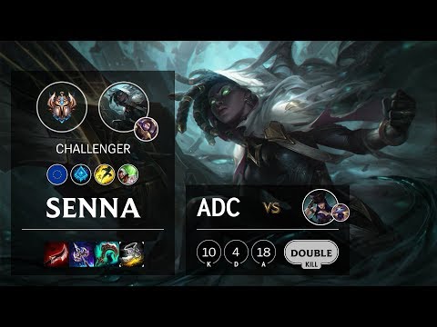 Senna ADC vs Caitlyn - EUW Challenger Patch 10.5