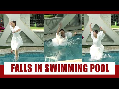 Bigg Boss 14 spoiler alert Day 96: Rubina Dilaik falls into the swimming pool