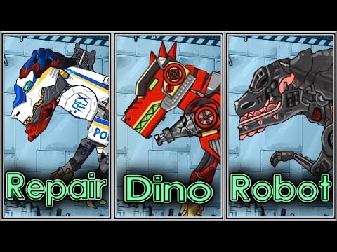 Repair Dino Robot Corps - Terminator T-REX - T-REX Cops - Spinosaurus - Full Gameplay | SMG