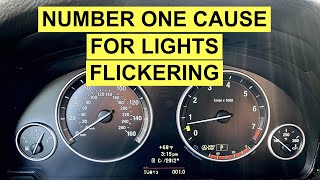 Car Headlights & Dash Lights Flickering? - Check This Top Cause First