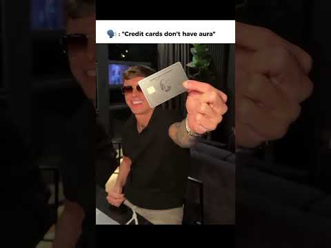 Pov:credit card don’t have aura! #rich #americanexpress #creditcard #unlimitedlimit#billionaire#gold