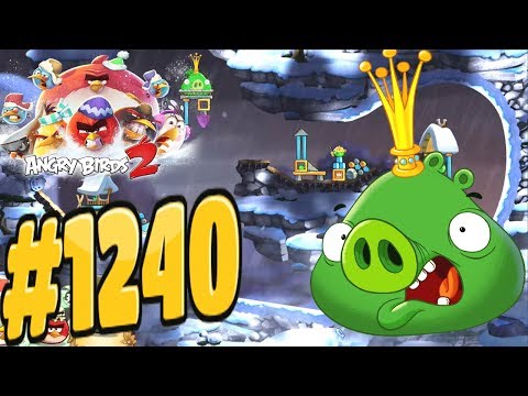 Angry Birds 2-Cobalt Plateaus Piggymanjaro King Pig Level-1240 Three Star Walkthrough