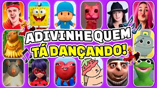 ADIVINHE QUEM TÁ DANÇANDO!💃🎵 Pocoyo, Enaldinho, Ay Mi Gatito, Gruzinho, Ana Castela, Emilly, Bob