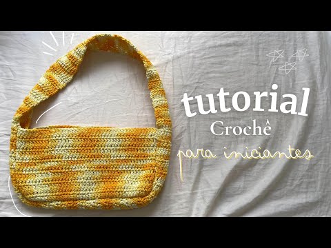 Bolsa de crochê fácil pra iniciantes