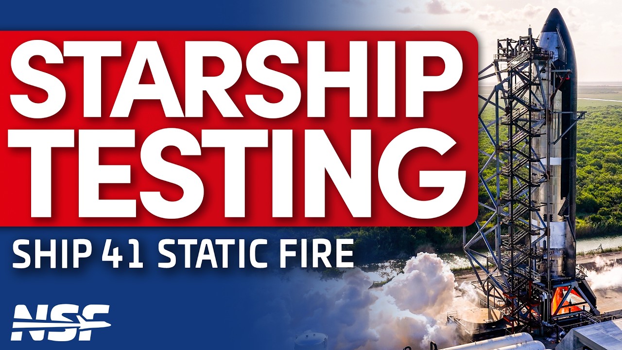 SpaceX conducts Ship 41 Static Fire at Massey's