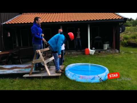 Stag Weekend Bungee Jumping Prank
