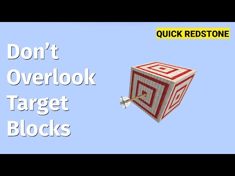 How Target Blocks Simplified Redstone
