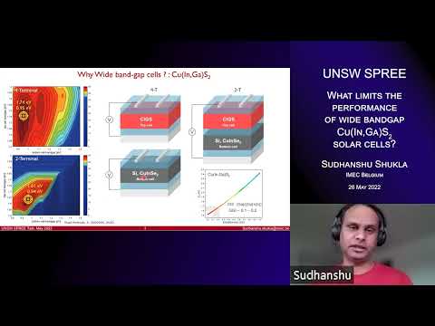 UNSW SPREE 202205-26 Sudhanshu Shukla - What limits the performance of wide bandgap Cu(In,Ga)S2?