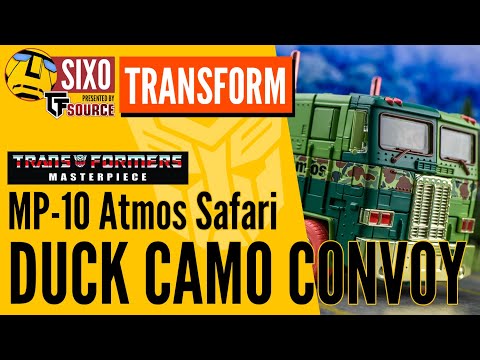 TRANSFORMATION: TakaraTomy Transformers Masterpiece MP-10DC Convoy (Atmos Safari Duck Camo ver.)