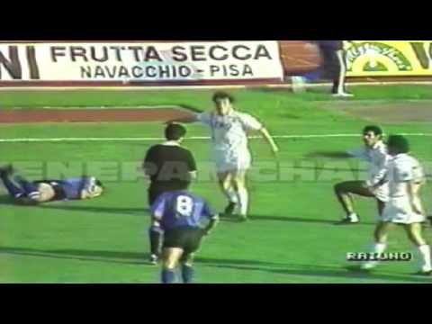Serie A 1988-1989, day 03 Pisa - Sampdoria 1-1 (Brandani, Vialli)