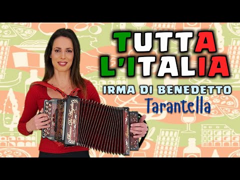 TUTTA L'ITALIA (Tarantella) IRMA DI BENEDETTO - Organetto Abruzzese Accordion canzone di Gabry Ponte