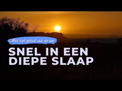 Snel in een diepe slaap | Slaapmeditatie met hypnose en zeegeluiden om ontspannen in slaap te vallen