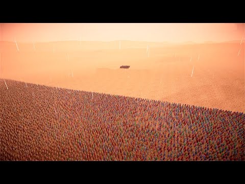 Epic Battle- 100 MODERN SOLDIERS vs 20.000 SPARTANS