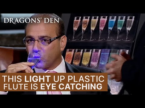 Can These Glowing Disposable Cups Shine In The Den? | Dragons' Den
