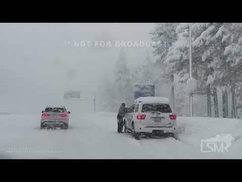 12-31-2022 Truckee, CA - Extremely Treacherous Snow Driving, Stranded Trucks/Cars, Snowplows