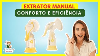Extrator Manual Medela Conforto e Eficiência na Extração de Leite Materno! ✨?