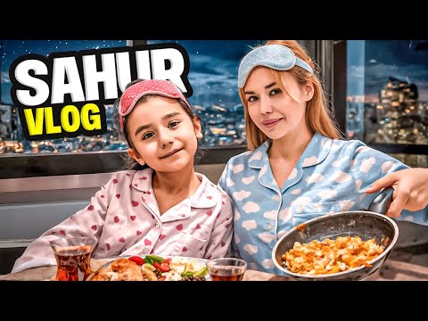 İLK SAHUR VLOG ! AİLECEK İLK SAHURUMUZU HAZIRLADIK !? | Gamze Karta Öykü Karta
