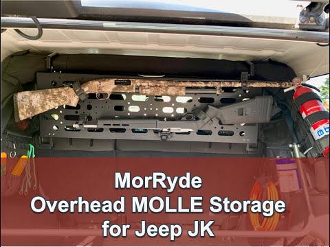MorRyde Overhead MOLLE Storage Panel for Jeep JK