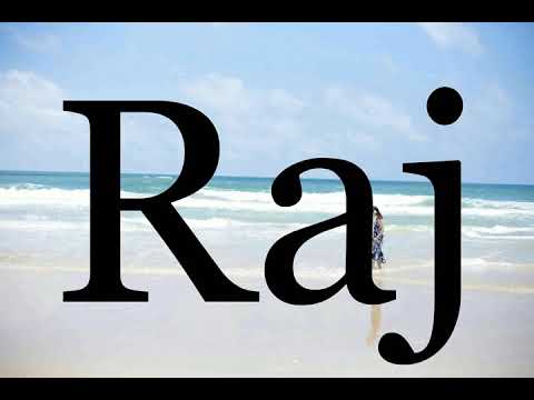 How To Pronounce Raj🌈🌈🌈🌈🌈🌈Pronunciation Of Raj