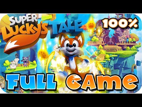 Super Lucky's Tale FULL GAME 100% Walkthrough Longplay (PC, XB1)