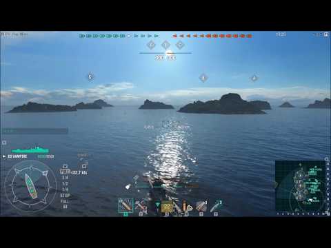 【WoWs】下手でも楽しい海戦ゲームリクエスト艦【VAMPIRE】