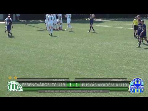 FTC-PFLA 1-1 U19 201608 OF, foci, labdarúgás, utánpótlás, összefoglaló