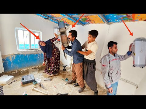 Installing kitchen water pipes: Akbar's move to Fatemeh's house to stop Reza from working