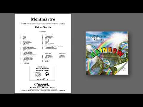 Editions Marc Reift –  Jérôme Naulais: Montmartre  - for Concert Band