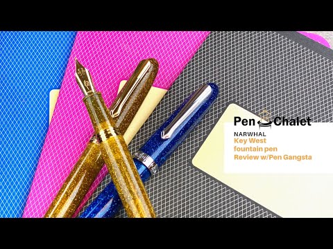 Narwhal Key West Fountain Pen Review with Pen Gangsta
