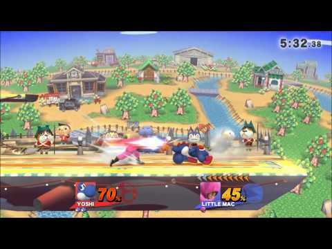 Smash 4 Friendlies: Wusigi Dr (Little Mac) vs. Wheeler (Yoshi)