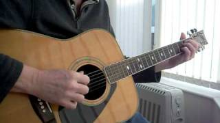 Acoustic Blues Guitar - Sitting in the Rain - John Mayall Cover