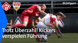 FC Würzburger Kickers - VfB Stuttgart II: 3. Liga, 4. Spieltag | BR24S