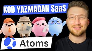 Yapay Zeka Ekibiyle 1 Saatte SaaS Ürünü Kurdum (Kod Yazmadan) - Atoms.dev