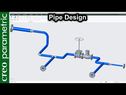 Piping design in Creo Parametric