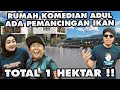 RUMAH ADUL ADA PEMANCINGAN IKAN 1 HEKTAR JADI JURAGAN EMPANG GREBEKRUMAH