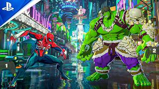 Marvel Tokon: Fighting Souls | Advanced Suit 2.0 Spider-Man vs Hulk Gameplay (PS5 PRO)