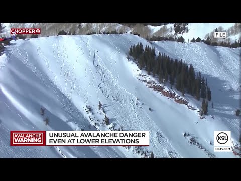 Experts warn of high avalanche danger in lower elevations this weekend Video