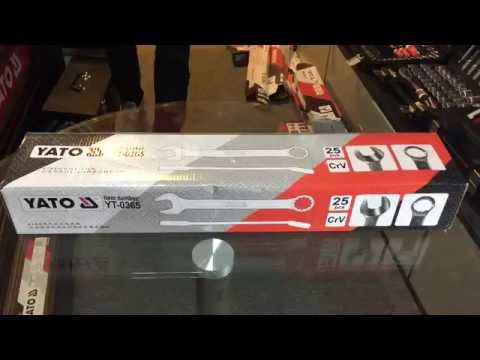 Ключі ріжково накидні YATO : М= 6-32 мм, Набір 25 шт. САТИН [3]