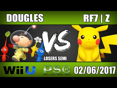 Dougles (Alph) vs RF7 | Z (Pikachu) - Wii U Losers Semis - S4M