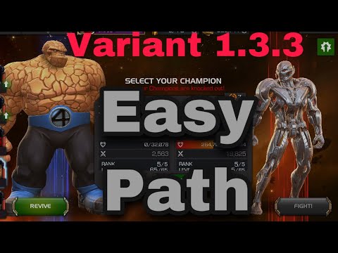 Variant 1.3.3 easy path completion/ Variante 1.3.3 exploracion camino facil.