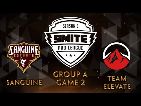 SMITE Pro League Fall Split Group A - Sanguine vs. Team eLevate (Game 2)