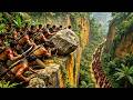 Cliff Ambush Villagers Crush Invaders With Boulders Top 4K War Action Film Hollywood