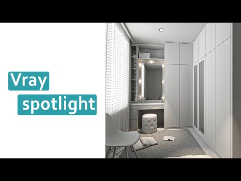 How to setting spotlight vray 3.6 for sketchup #6 Tutorial Vray 3.6 for Sketchup