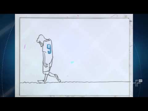 Cartoonist Paulo Caruso drew Luis Suárez's farewell to Brazil